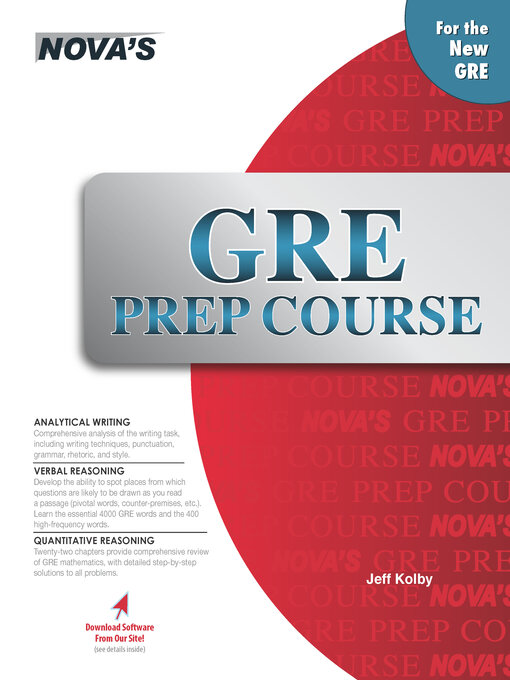Title details for GRE Prep Course by Jeff Kolby - Available